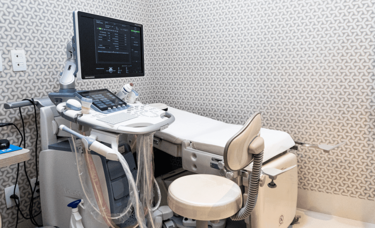 Sala de ultrassonografia